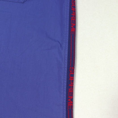 21SS ロゴニットリブ コットンツイル 半袖 ワークシャツ (Logo Rib S/S Work Shirt)