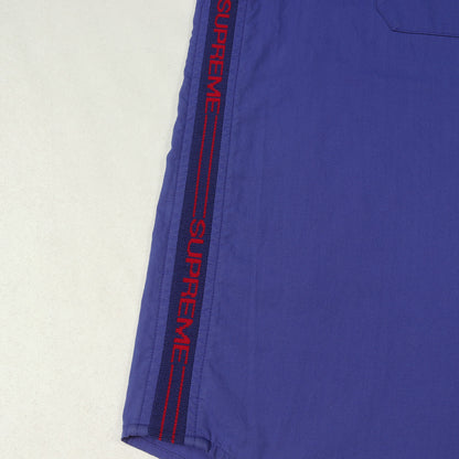 21SS ロゴニットリブ コットンツイル 半袖 ワークシャツ (Logo Rib S/S Work Shirt)