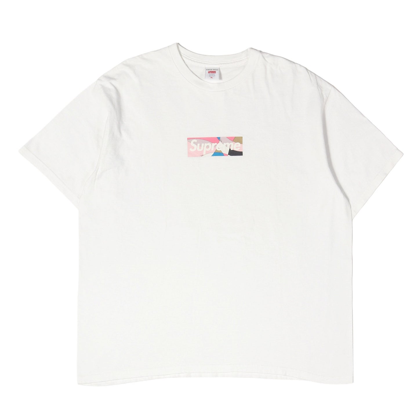 21SS ×Emilio Pucci ファンタジアパターン BOXロゴ Tシャツ (Box Logo Tee)