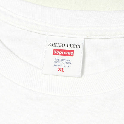 21SS ×Emilio Pucci ファンタジアパターン BOXロゴ Tシャツ (Box Logo Tee)