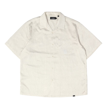 ×ERIC HAZE タギングロゴ モノグラム オープンカラー 半袖 ボタンシャツ (TAG JACQUARD S/S SHIRT)