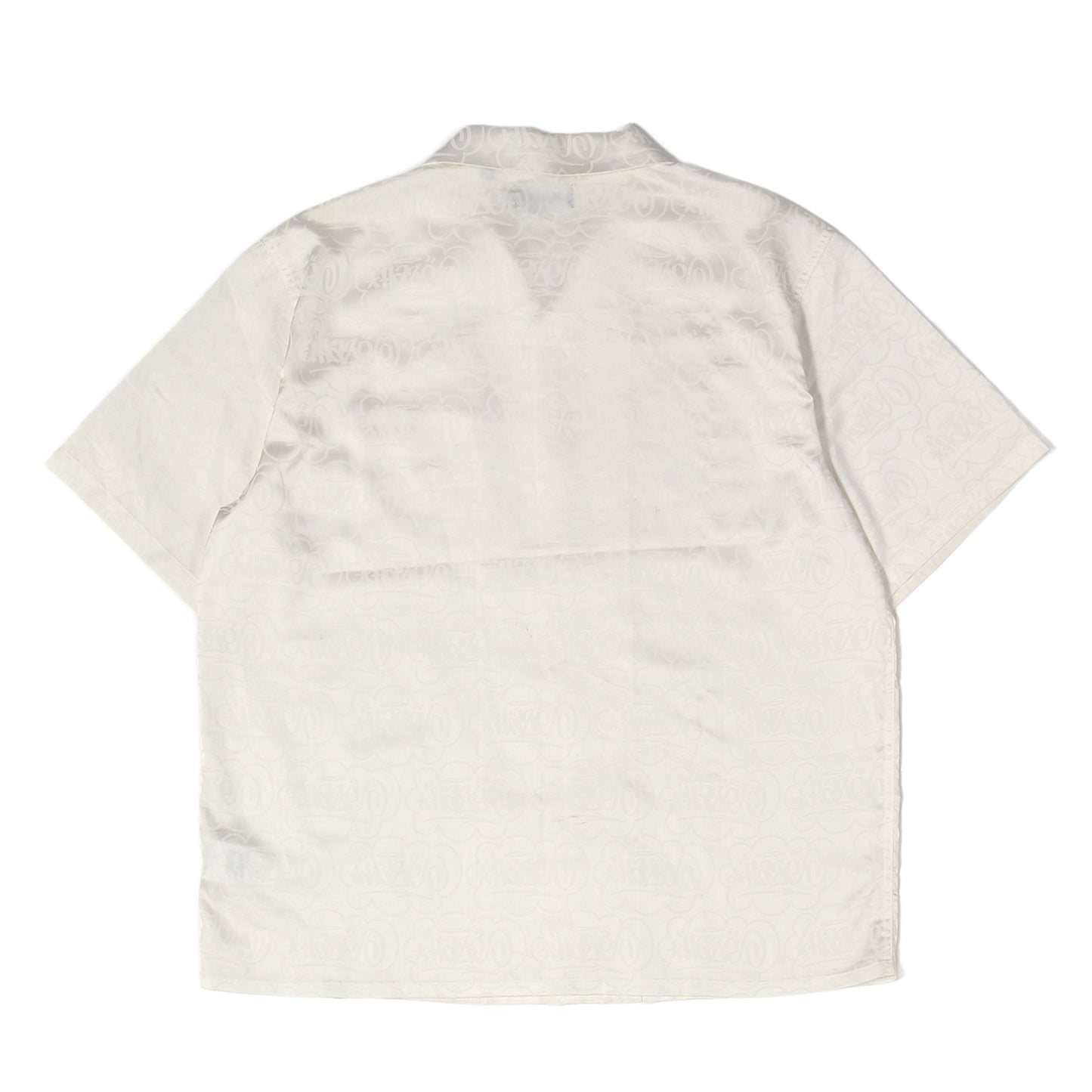 ×ERIC HAZE タギングロゴ モノグラム オープンカラー 半袖 ボタンシャツ (TAG JACQUARD S/S SHIRT)