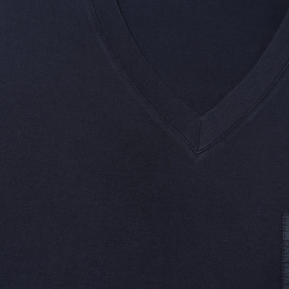ラバーパッチ付き ポケット Vネック Tシャツ (SJM994 R151)