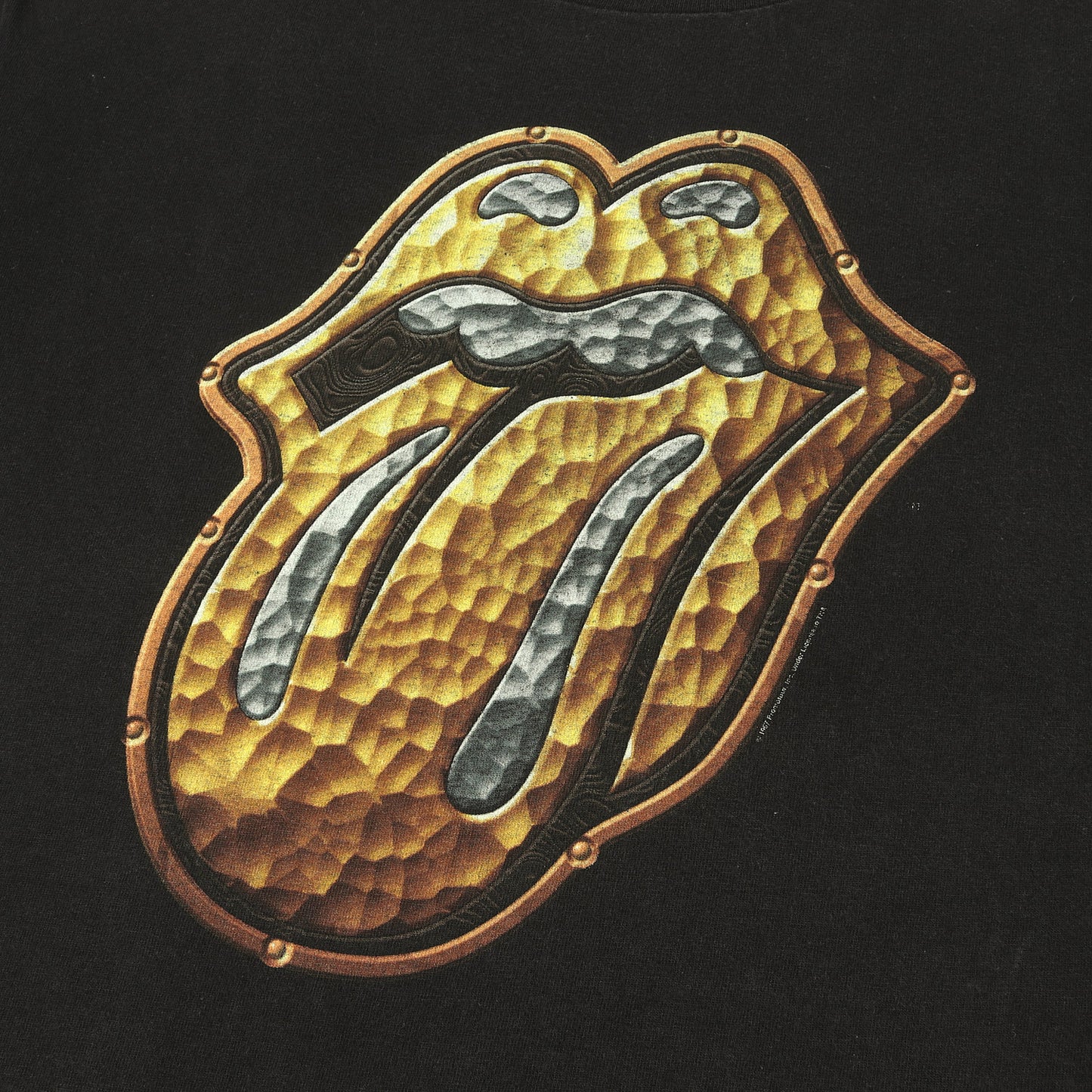 90s The Rolling Stones BRIDGES TO BABYLON TOUR 97-98 メタル リップ＆タン Tシャツ / USA製 anvil