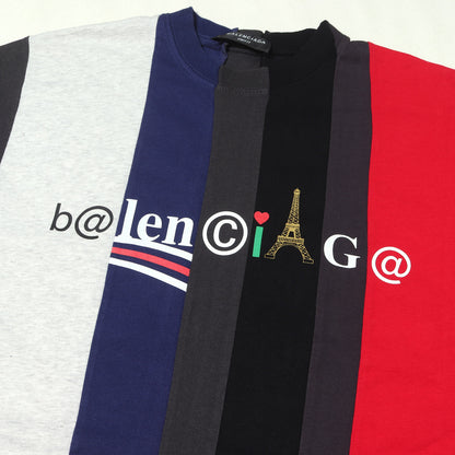 青山店限定 再構築 デザイン クルーネック Tシャツ (Cut-up T-shirt) 661591 TKVB2