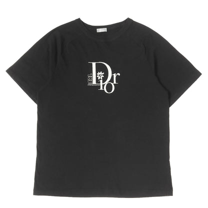 [近年モデル] ×ERL ダメージ加工 ラメ入り刺繍ロゴ クルーネック Tシャツ 313J647A0817