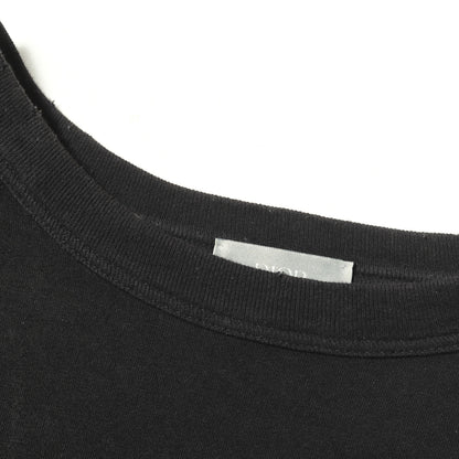 [近年モデル] ×ERL ダメージ加工 ラメ入り刺繍ロゴ クルーネック Tシャツ 313J647A0817