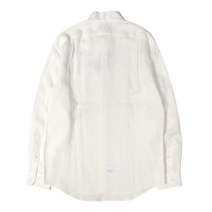 PURPLE LABEL ワイドカラー リネンシャツ
