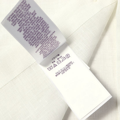 PURPLE LABEL ワイドカラー リネンシャツ