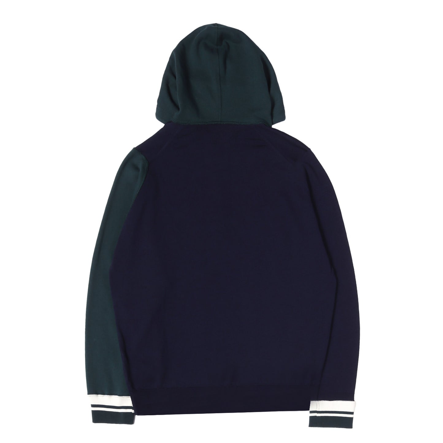 ×JOHN SMEDLEY ウール×スウェット コンビ パーカー