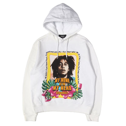 23SS ×Bob Marley グラフィック スウェットパーカー