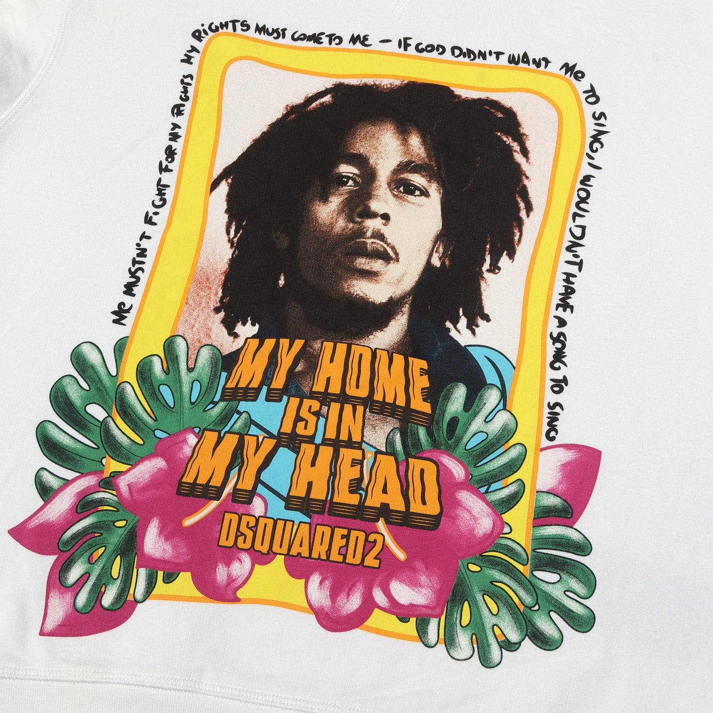 23SS ×Bob Marley グラフィック スウェットパーカー