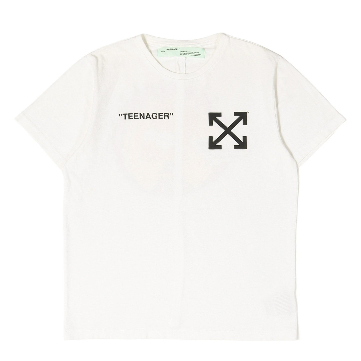 ×THE SIMPSONS キャラクター プリント クルーネック Tシャツ (TEENAGER SIMPSON FLAME BART T-Shirt)