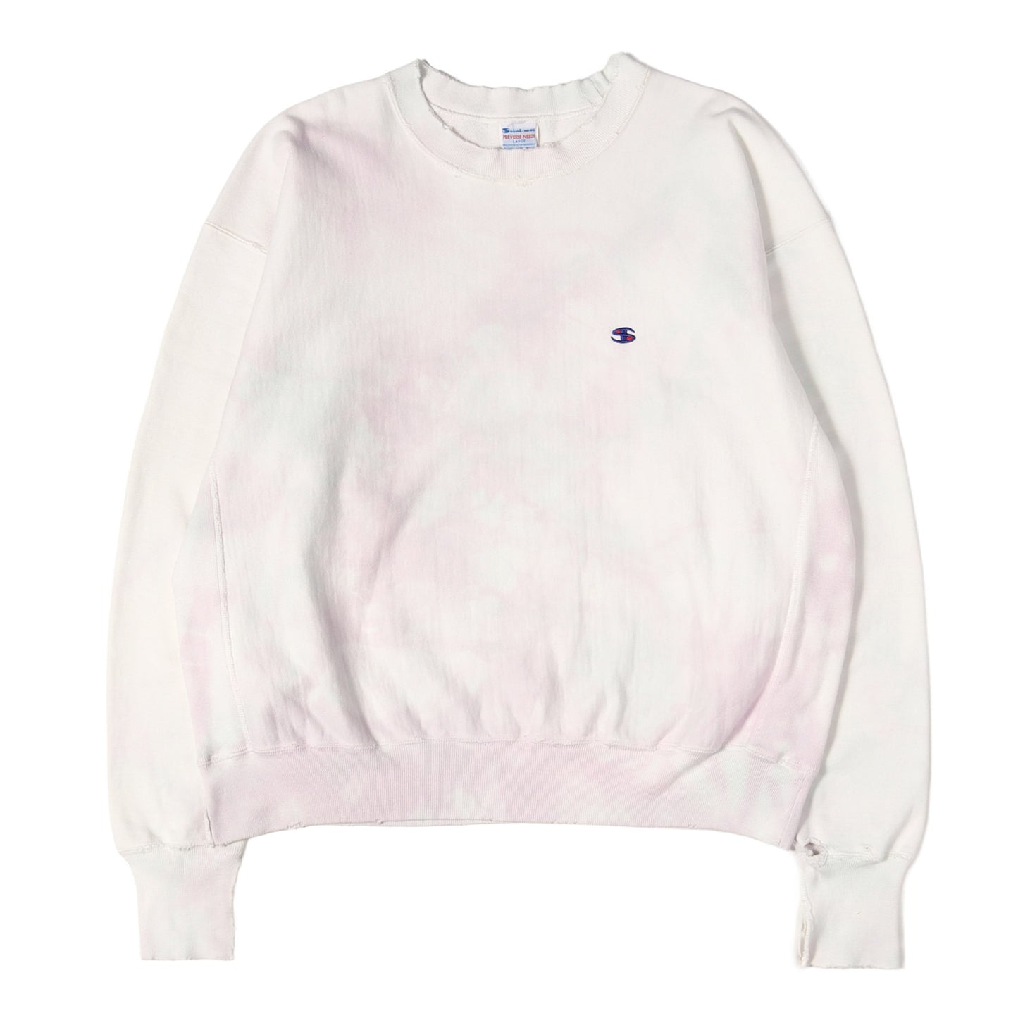23AW ヴィンテージ加工 タイダイ染め リバースウィーブ スウェット(CREW NECK SWEAT_ONE POINT)