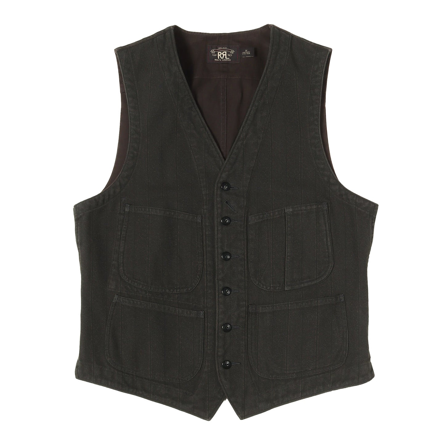 杢ストライプ ワークベスト(Stevens Waist Coat)
