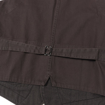 杢ストライプ ワークベスト(Stevens Waist Coat)