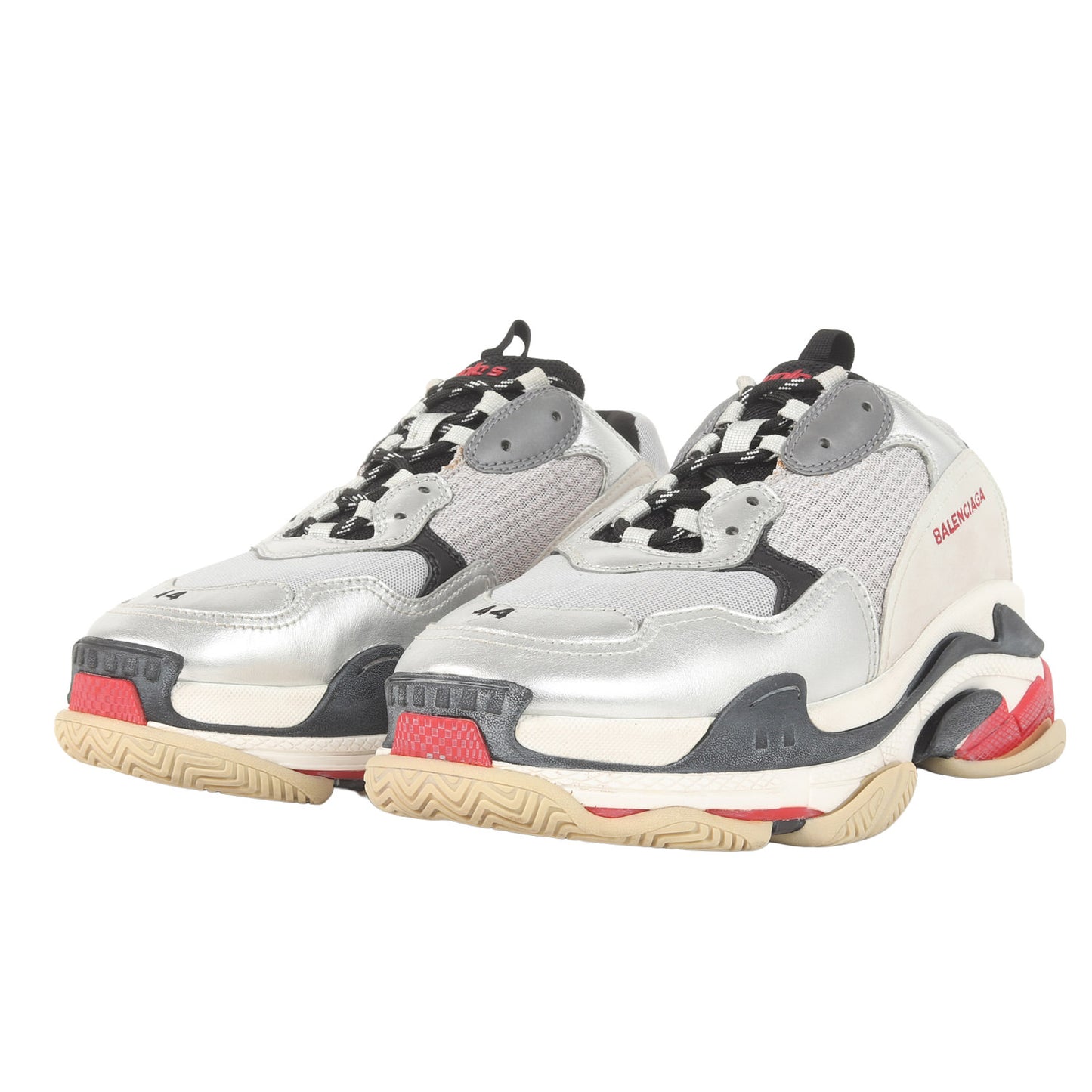 トリプルS 汚し加工 ダッドスニーカー (TRIPLE S SNEAKER / 512175）