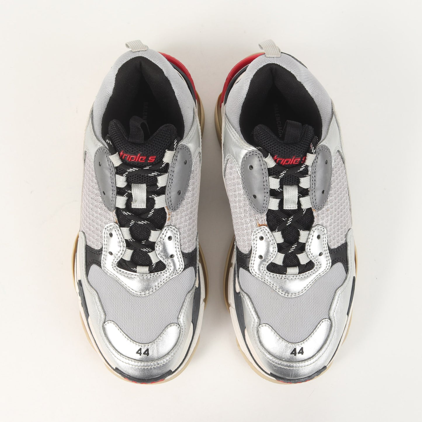 トリプルS 汚し加工 ダッドスニーカー (TRIPLE S SNEAKER / 512175）