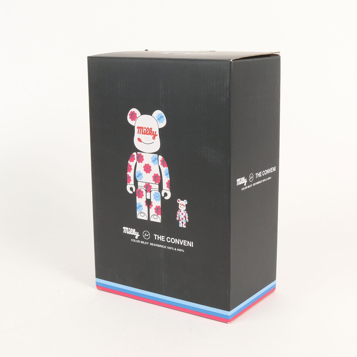 ×THE CONVENI / fragment design / 不二家 COLOR MILKY BE@RBRICK 100% ＆ 400% ベアブリック 2020年製