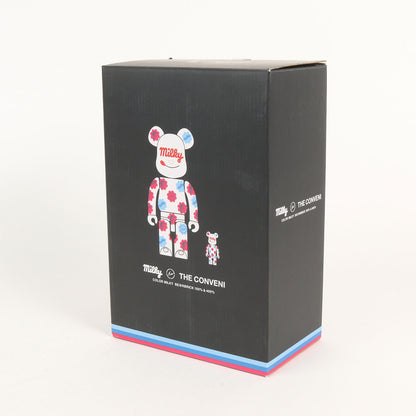 ×THE CONVENI / fragment design / 不二家 COLOR MILKY BE@RBRICK 100% ＆ 400% ベアブリック 2020年製