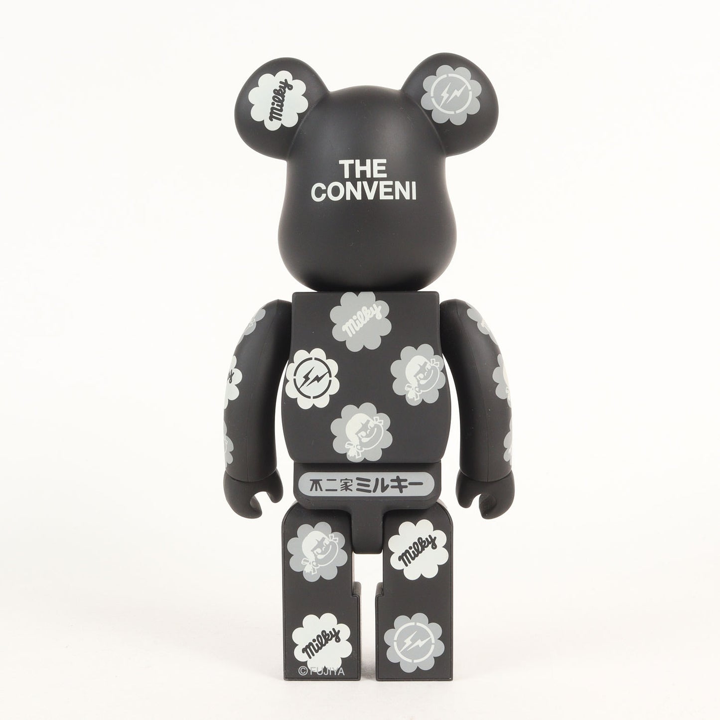 ×THE CONVENI / fragment design / 不二家 BLACK MILKY BE@RBRICK 100% ＆ 400% ベアブリック 2020年製