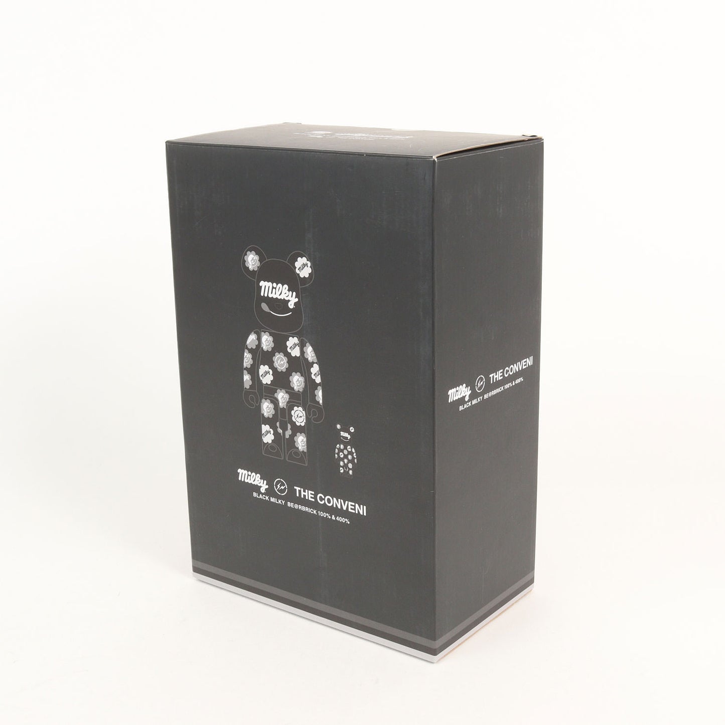 ×THE CONVENI / fragment design / 不二家 BLACK MILKY BE@RBRICK 100% ＆ 400% ベアブリック 2020年製