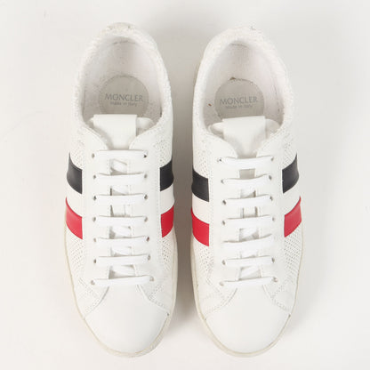 トリコロールライン パンチングレザー ローカット スニーカー