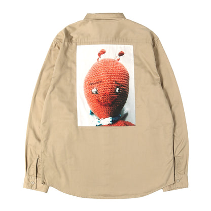 ×Mike Kelley パッチデザイン ワークシャツ(Supreme Ahh...Youth! Work Shirt)