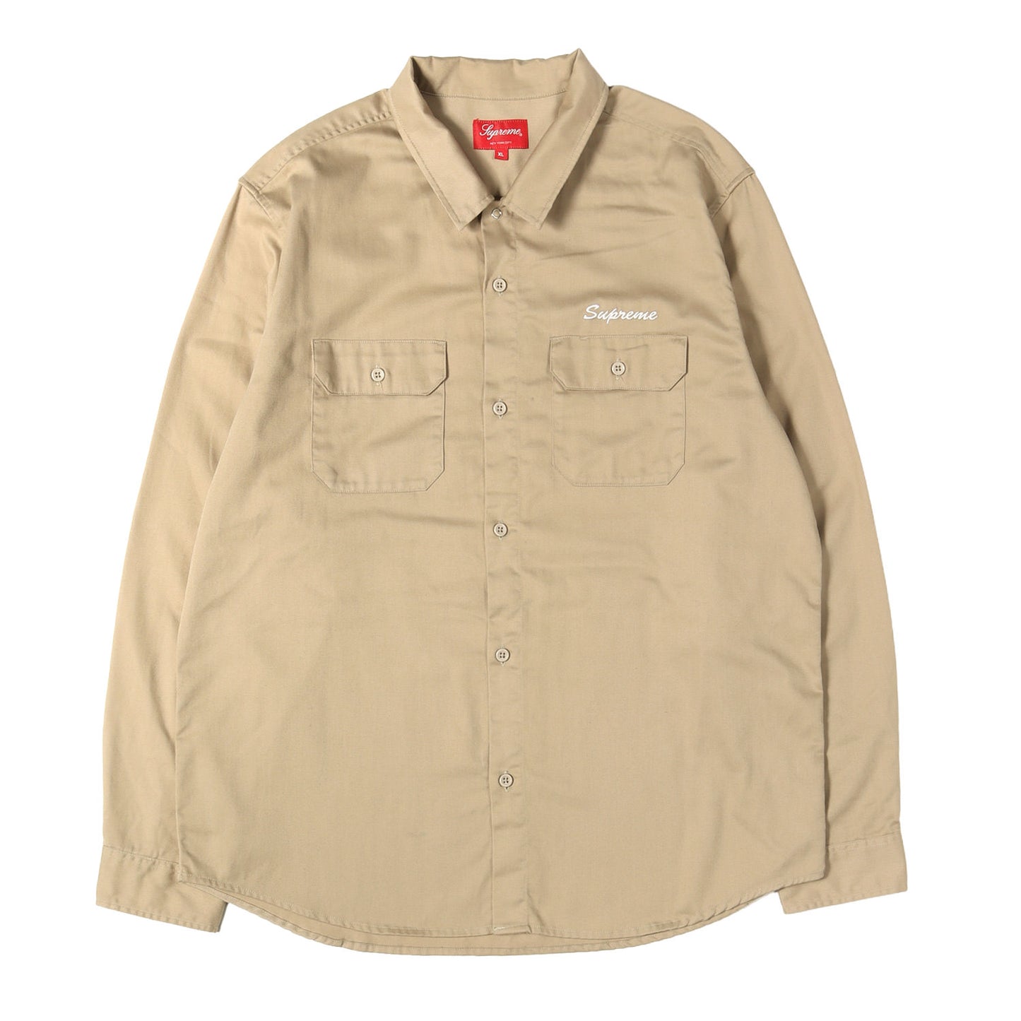 ×Mike Kelley パッチデザイン ワークシャツ(Supreme Ahh...Youth! Work Shirt)