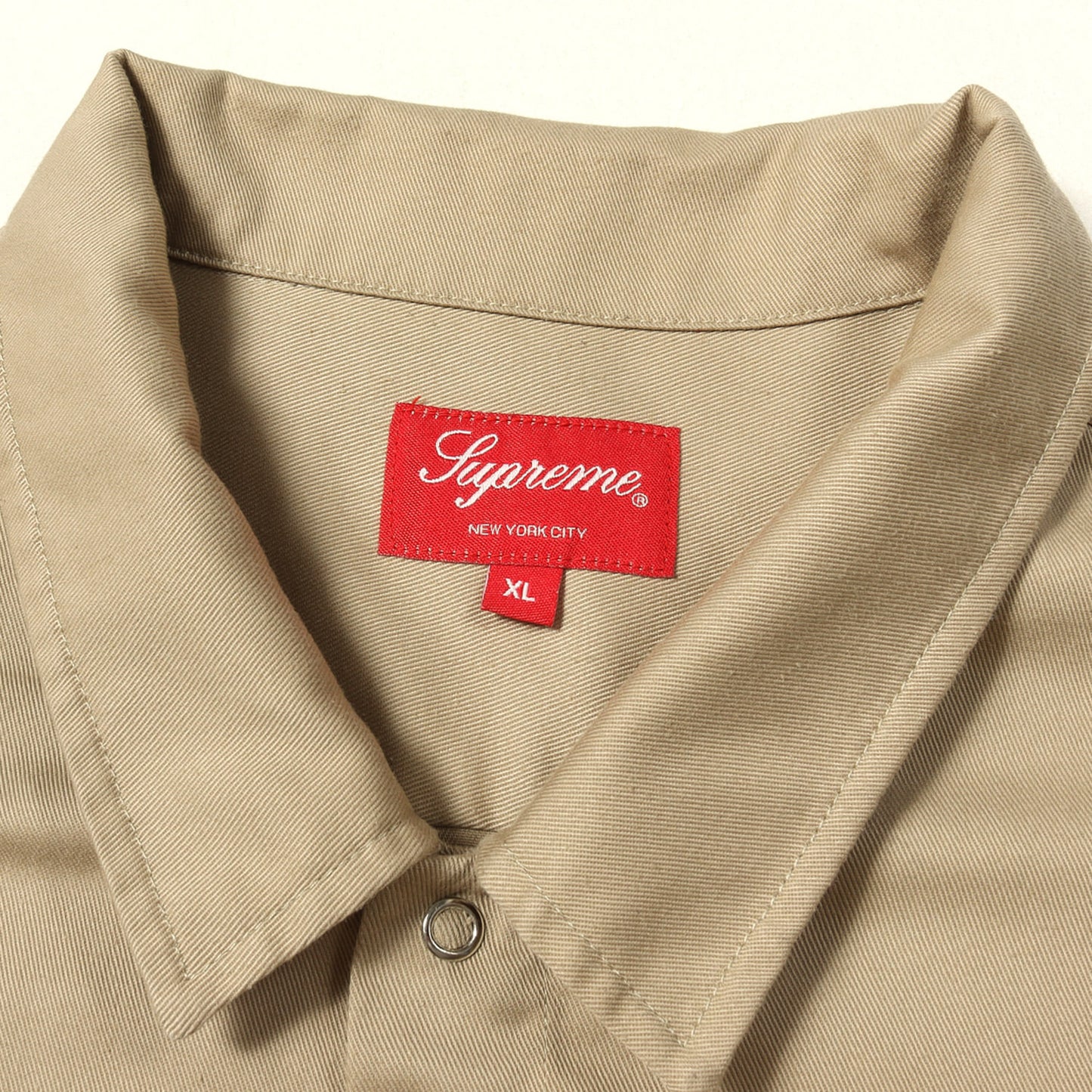 ×Mike Kelley パッチデザイン ワークシャツ(Supreme Ahh...Youth! Work Shirt)
