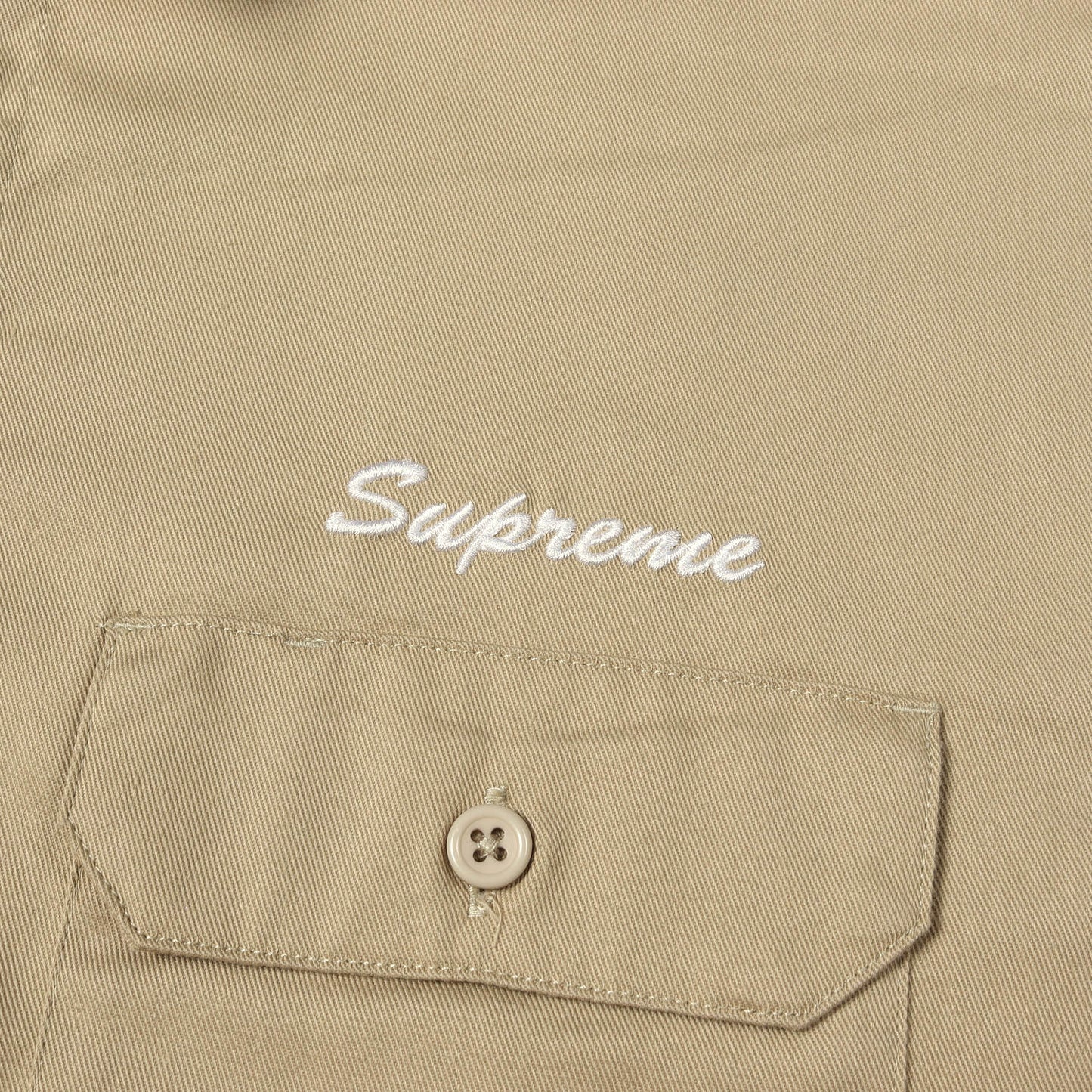 ×Mike Kelley パッチデザイン ワークシャツ(Supreme Ahh...Youth! Work Shirt)