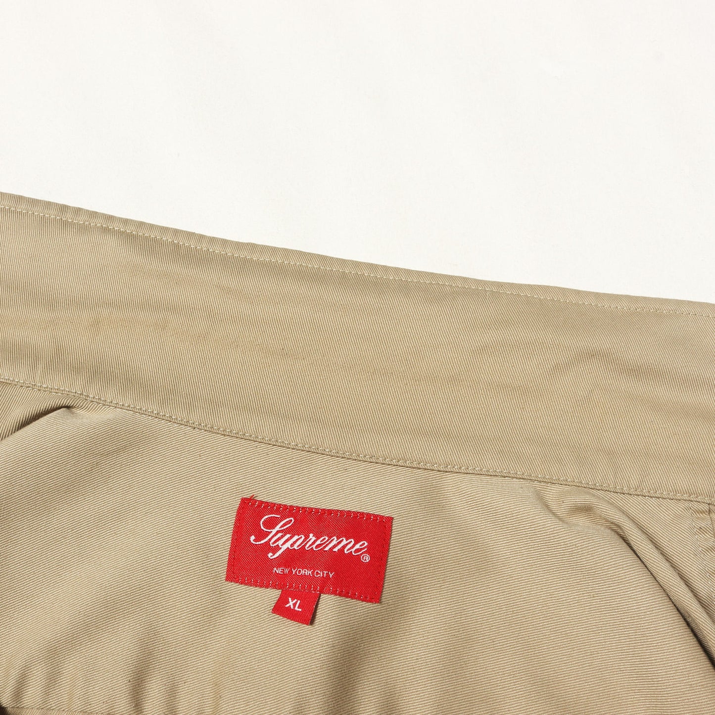 ×Mike Kelley パッチデザイン ワークシャツ(Supreme Ahh...Youth! Work Shirt)