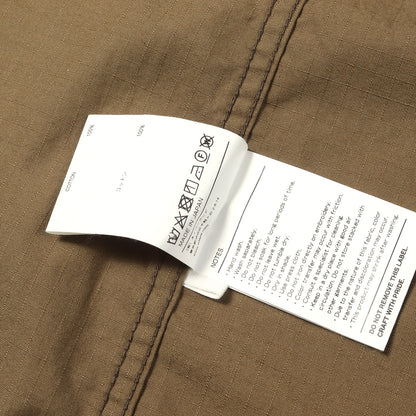 21SS ノーカラー ミリタリー シャツジャケット(SCOUT / LS)