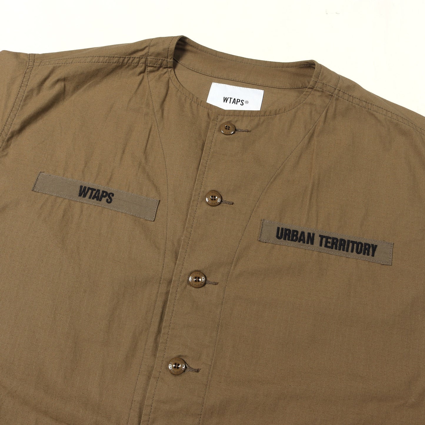 21SS ノーカラー ミリタリー シャツジャケット(SCOUT / LS)