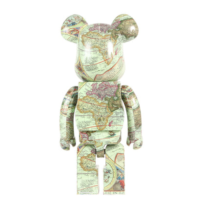 BE@RBRICK 1000% ベアブリック アトモス 世界地図 ATMOS AGED MAP 2023年製