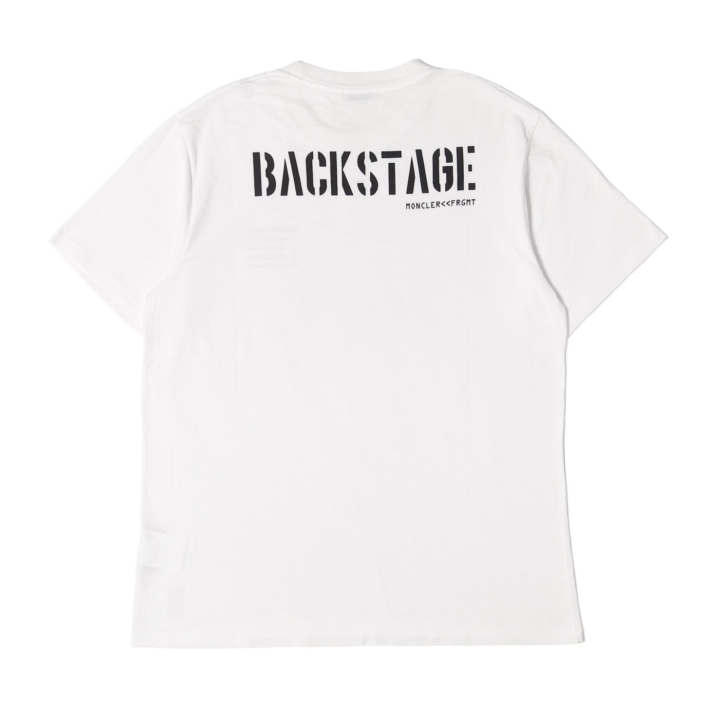 [MONCLER GENIUS] ×fragment design バックステージパス グラフィック Tシャツ (MAGLIA T-SHIRT)