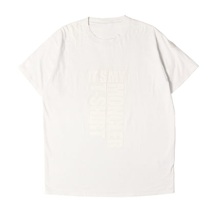 IT'S MY MONCLERロゴ シリコンプリント オーバーサイズ Tシャツ