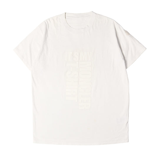 IT'S MY MONCLERロゴ シリコンプリント オーバーサイズ Tシャツ