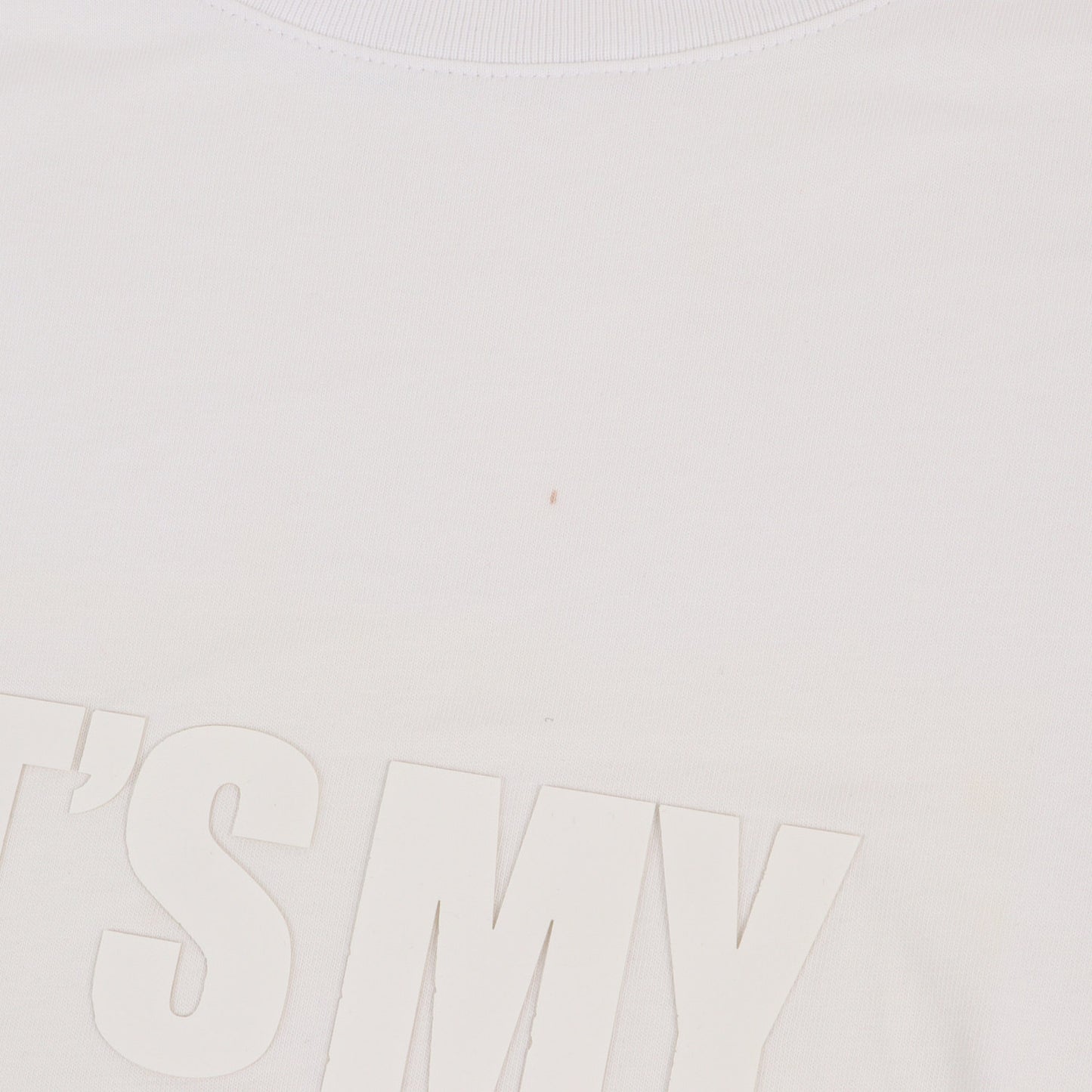 IT'S MY MONCLERロゴ シリコンプリント オーバーサイズ Tシャツ