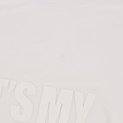 IT'S MY MONCLERロゴ シリコンプリント オーバーサイズ Tシャツ