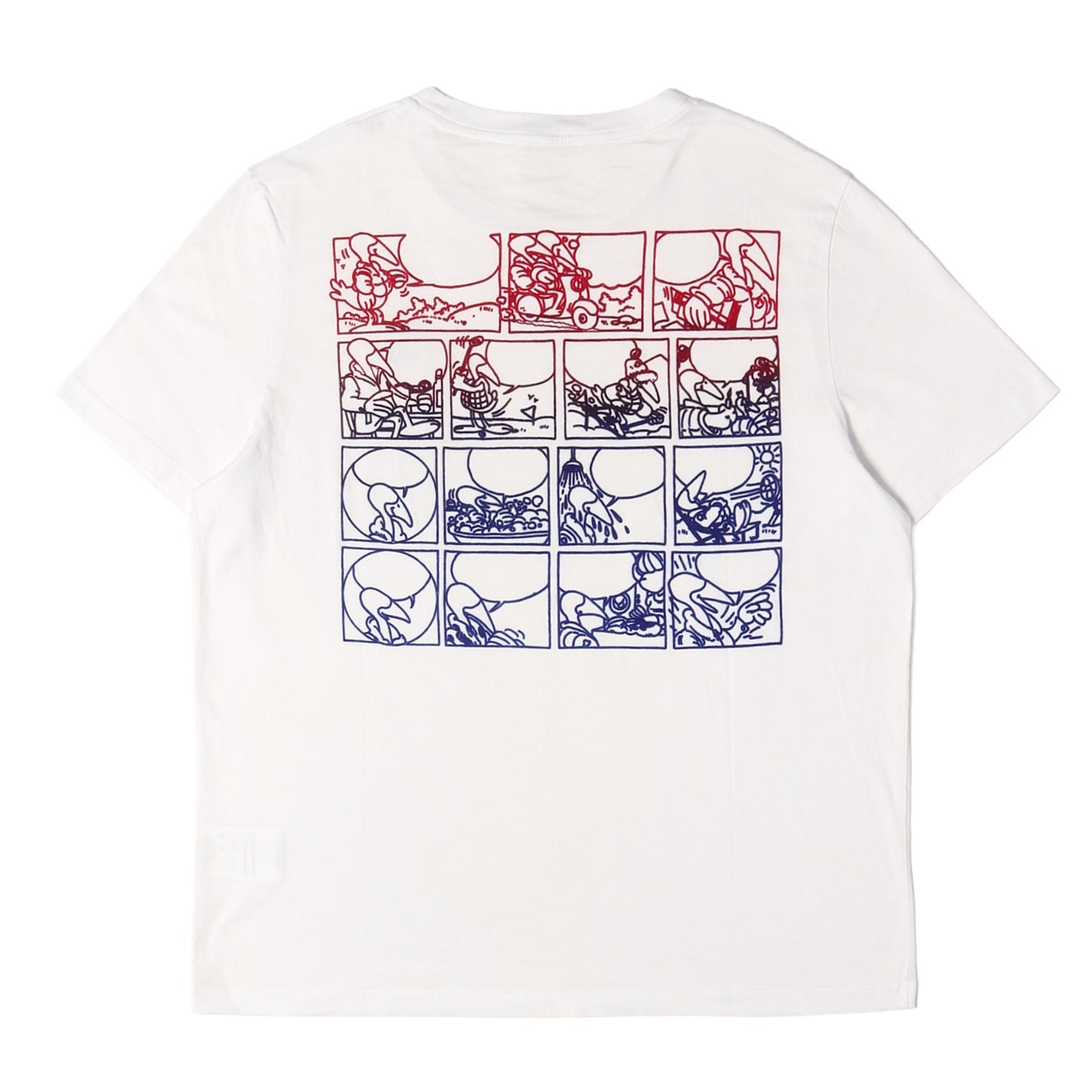 グラデーション コミック フロッキープリント Ｔシャツ (MAGLIA T-SHIRT)
