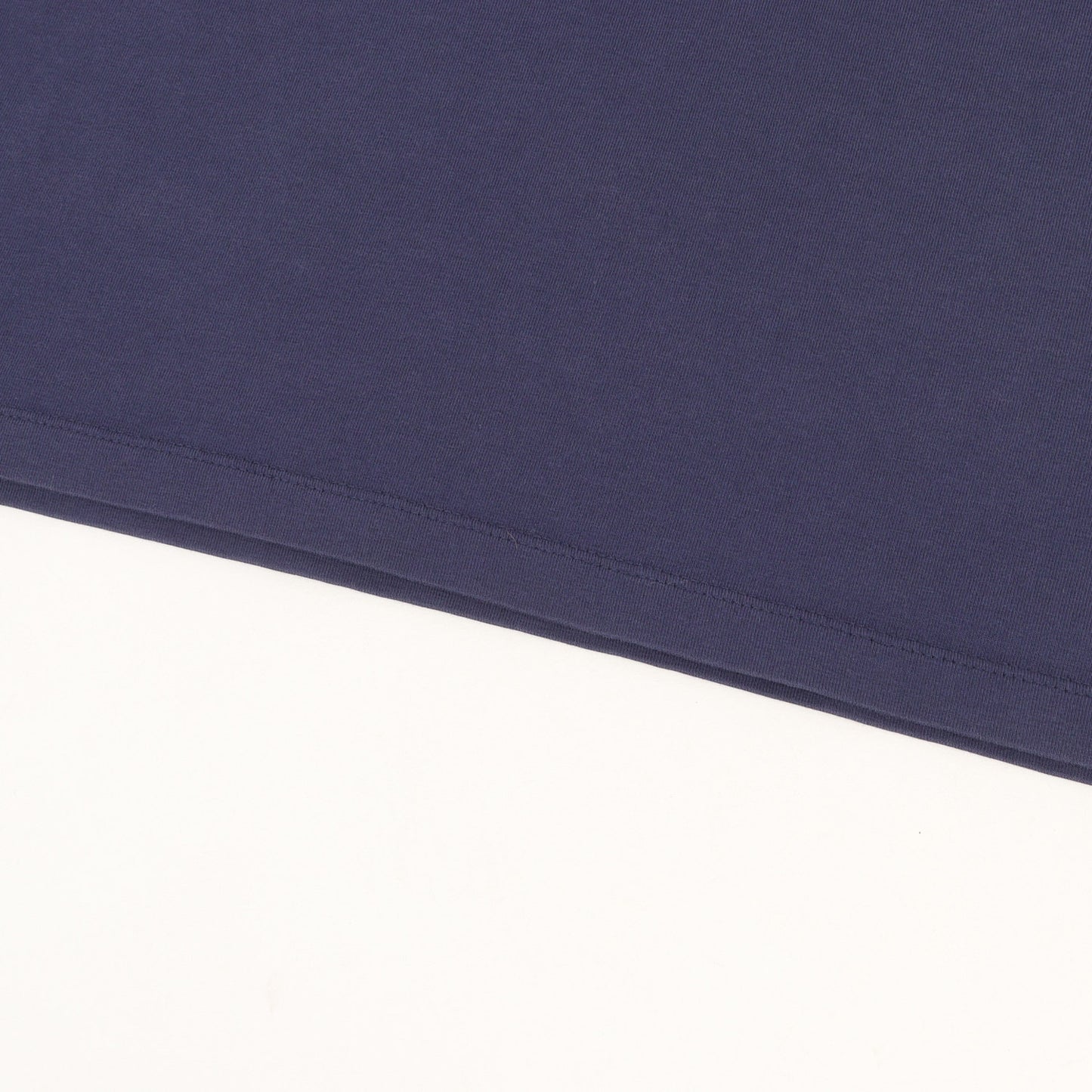 ワッペン付き トリコロールリブ ストレッチ Vネック Tシャツ (MAGLIA T-SHIRT)