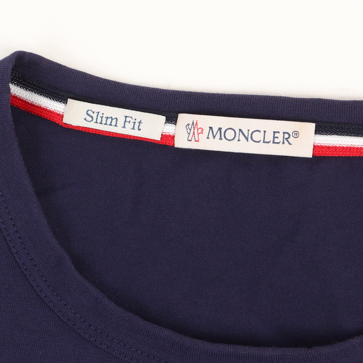 トリコロールライン スリムフィット ストレッチ Tシャツ(MAGLIA T-SHIRT)