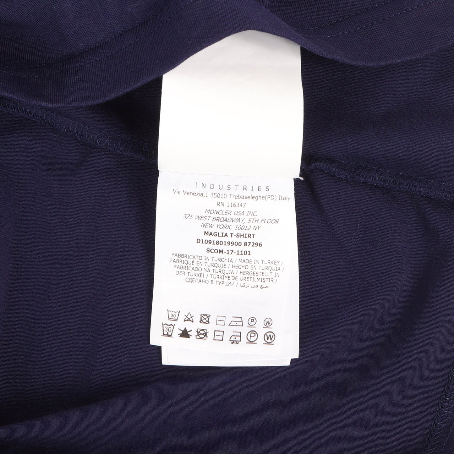 トリコロールライン スリムフィット ストレッチ Tシャツ(MAGLIA T-SHIRT)
