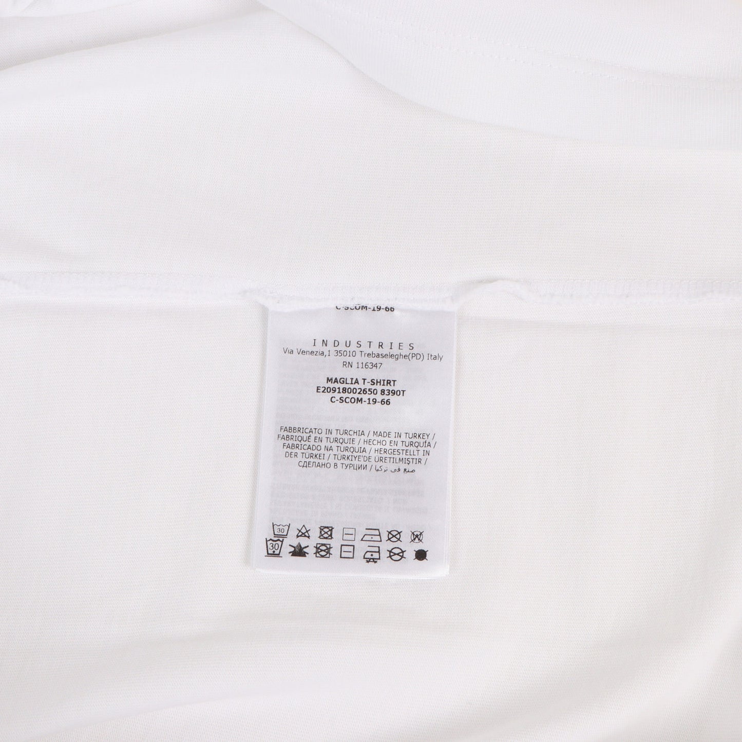 ワッペン付き マルチロゴ プリント Tシャツ (MAGLIA T-SHIRT)
