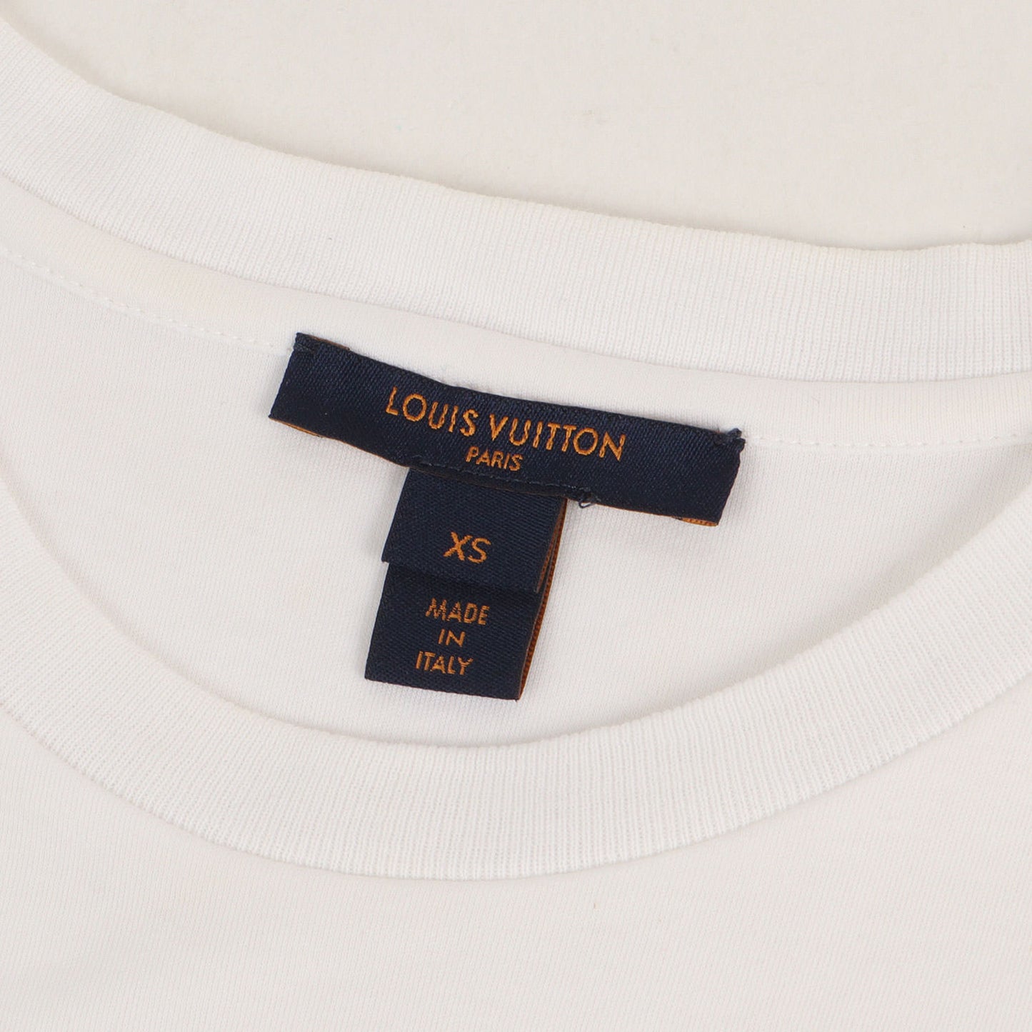 20SS 箔押しプリント クルーネック Tシャツ(LV Stamp T-Shirt)
