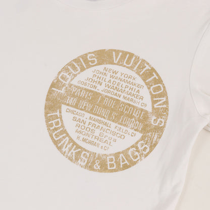 20SS 箔押しプリント クルーネック Tシャツ(LV Stamp T-Shirt)