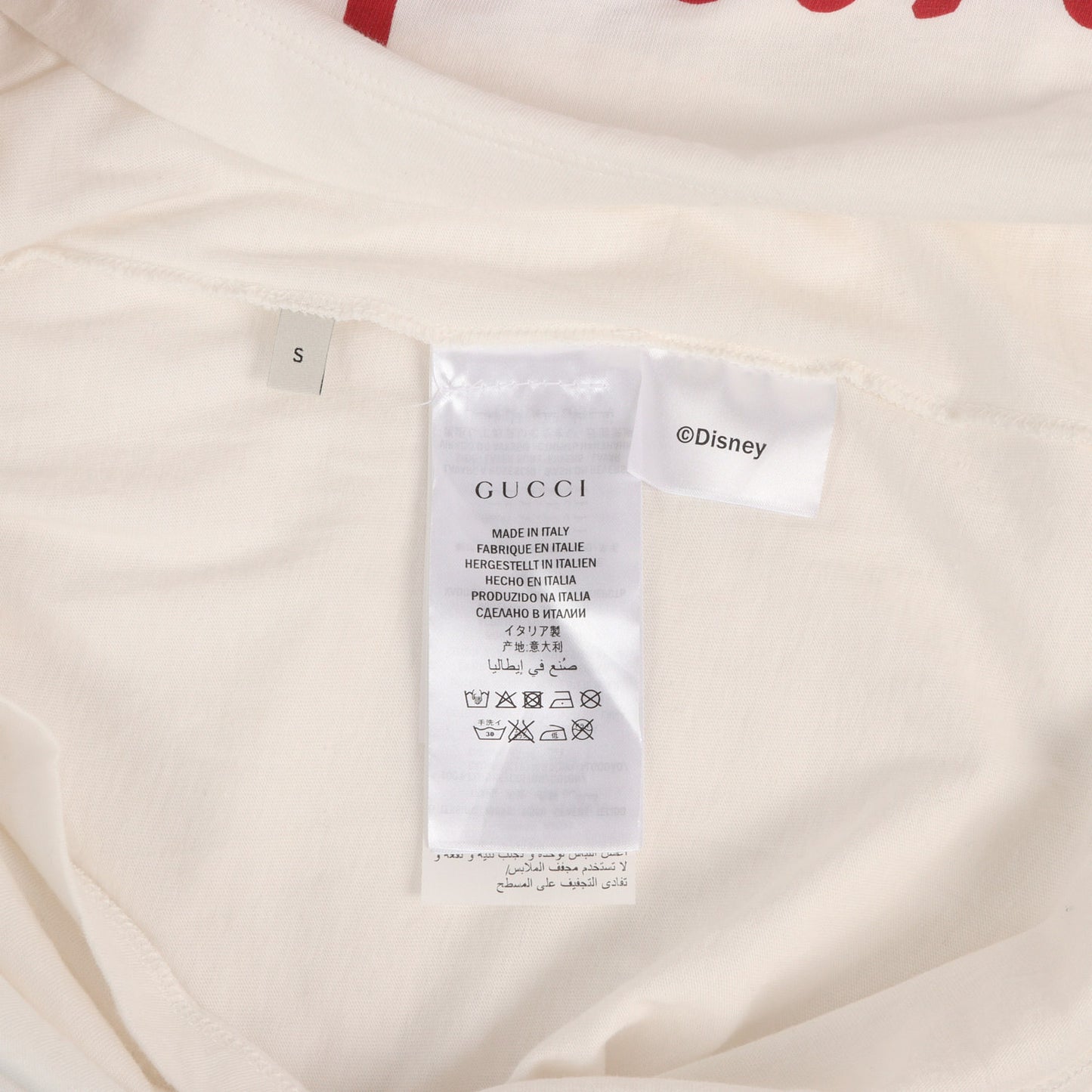 ×Disney ドナルドダック シェニールワッペン Tシャツ