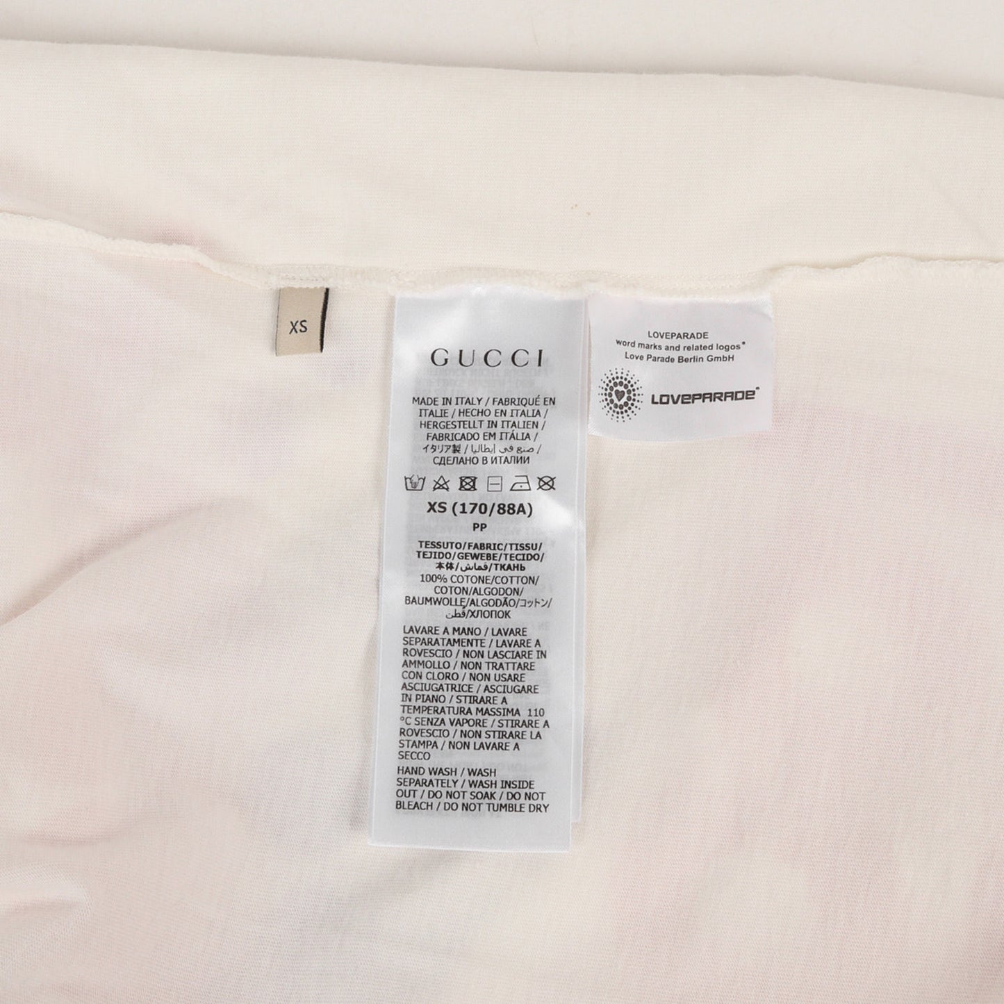 22SS GUCCI LOVE PARADE プリント Tシャツ