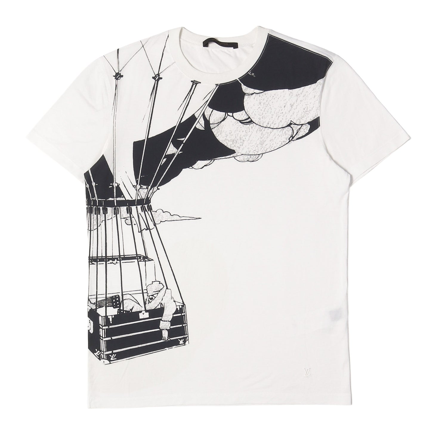 気球グラフィック プリント Tシャツ
